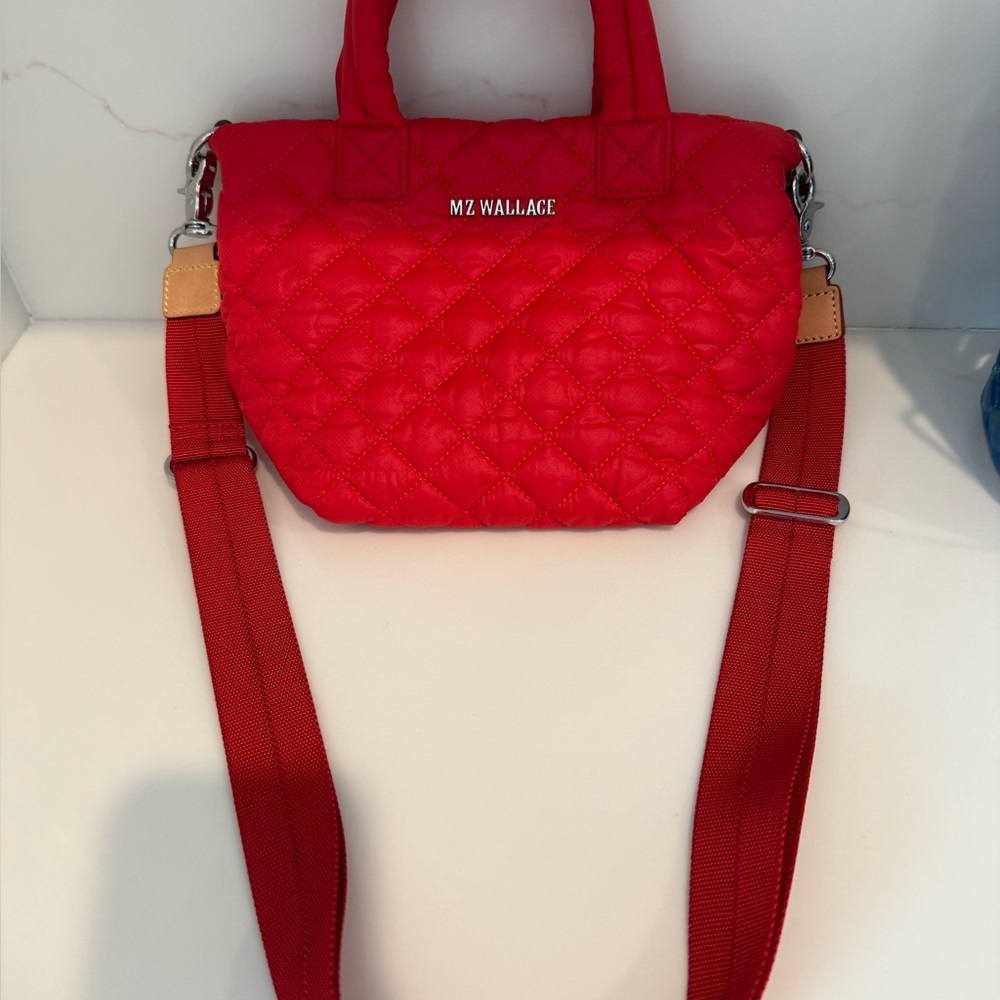 MZ WALLACE MINI BAG IN RED